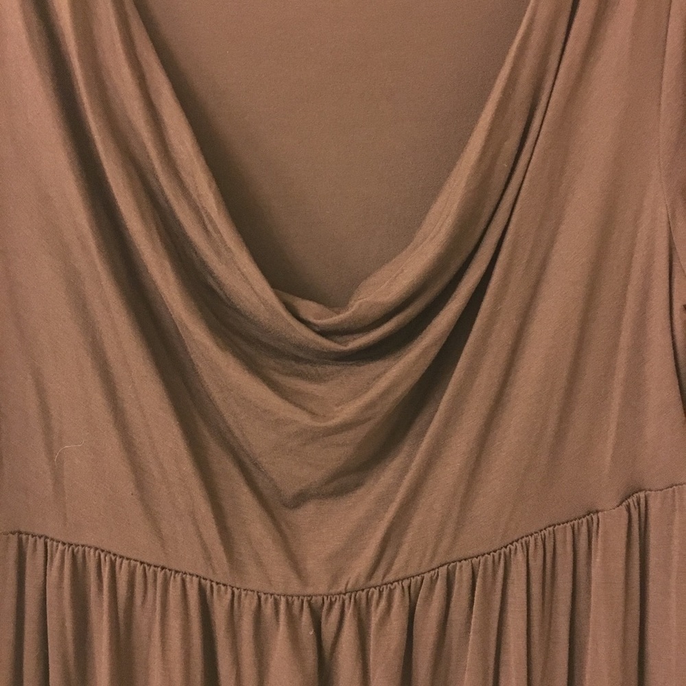 Forever 21 Women’s Brown 3/4 Sleeve Blouse Size Large - Picture 2 of 4